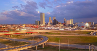 Skyline and Buildings in Tulsa